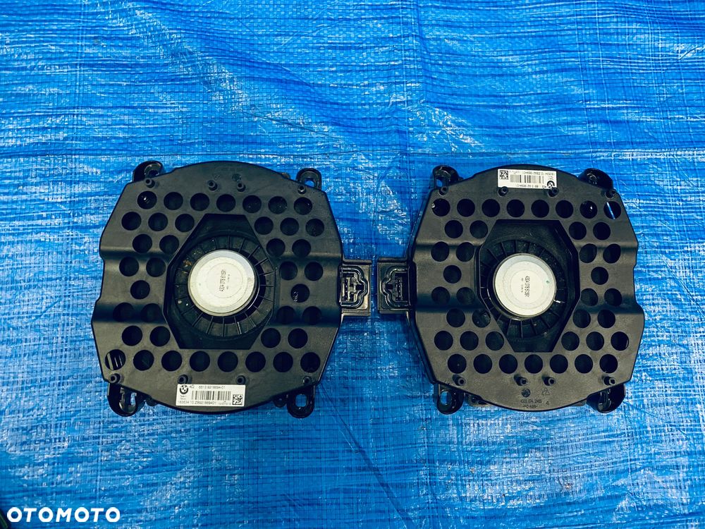 KOMPLET GŁOŚNIKÓW GŁOŚNIK NISKOTONOWY GŁOŚNIKI NAGŁOŚNIENIE SUBWOOFER LEWY PRAWY BMW X5 E70 X6 E71 LIFT LCI ; 9218694 ORYGINAŁ - 4