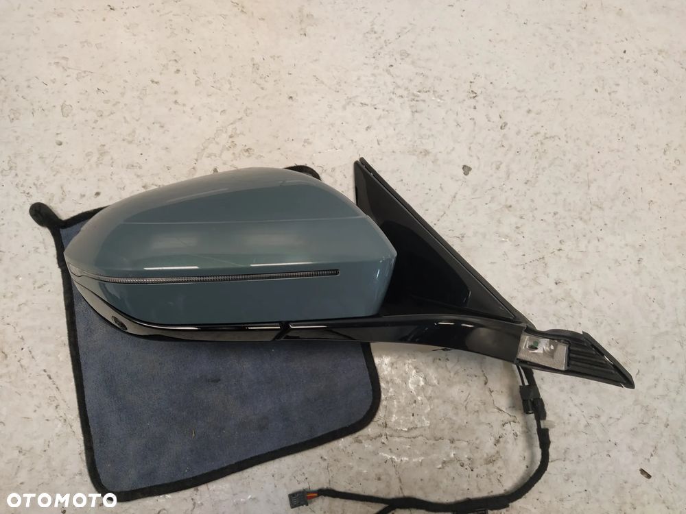 BMW 5 G60 G61 LUSTERKO ZEWNĘTRZNE PRAWE ASFERYCZNE ASYSTENT FOTOCHROM KAMERA 9+8+1 PIN KOMPLETNE UK ORYGINAŁ - 5