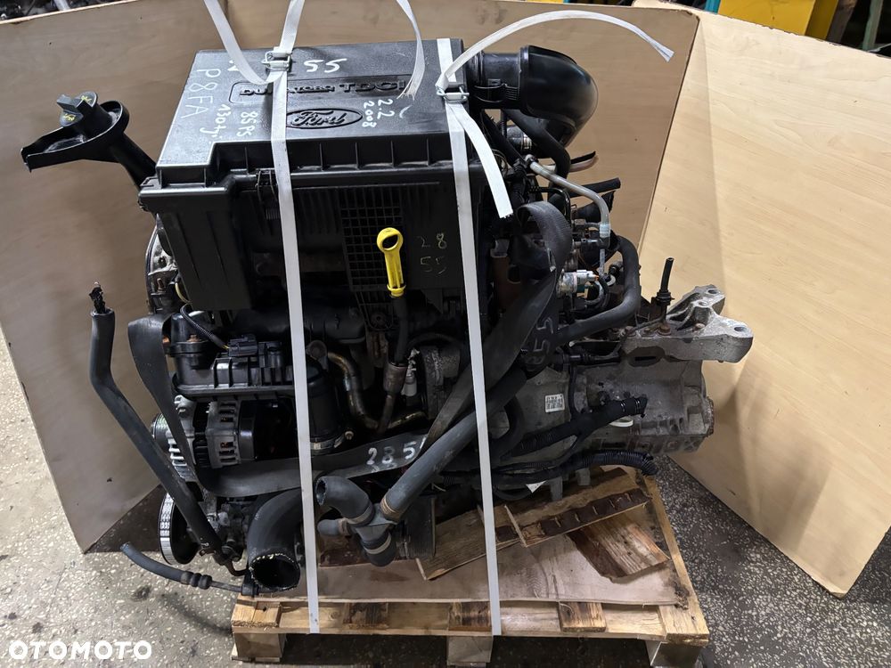 FORD TRANSIT SILNIK MOTOR 2.2 TDCI 2008 P8FA CAŁKOWICIE KOMPLETNY film video - 5