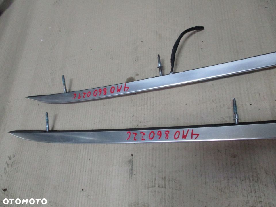 RELINGI DACHOWE AUDI SQ7 SATYNA 4M1860021C - 2