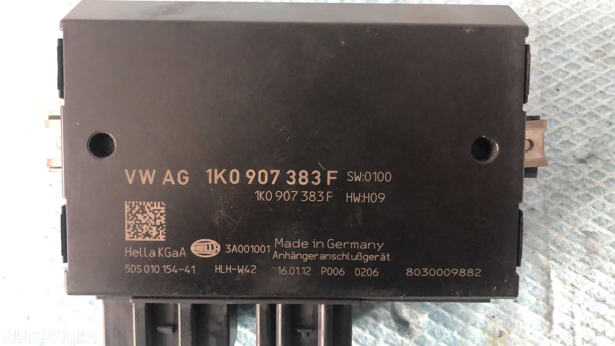 Modul carlig VW, Audi, cod 1K0907383F - 1