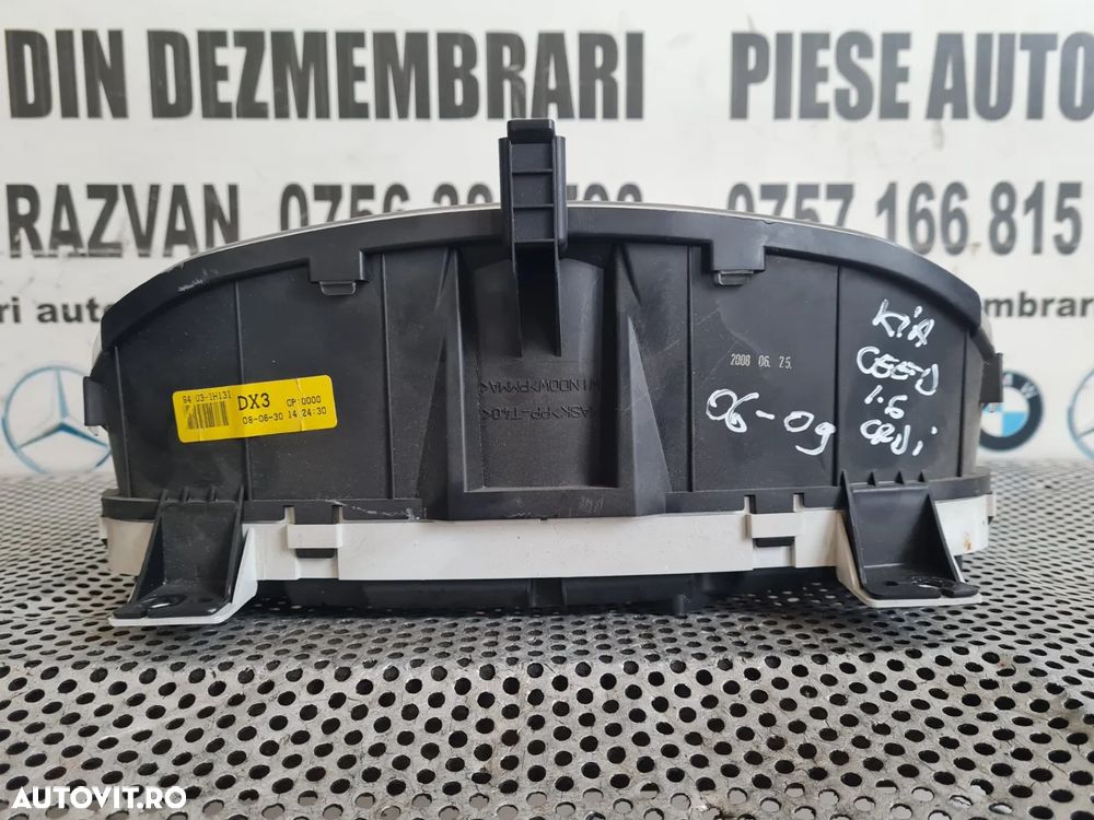 Ceasuri Bord Kia Ceed 1.6 Crdi An 2006-2007-2008-2009 Volan Stanga Europa - Dezmembrari Arad - 7