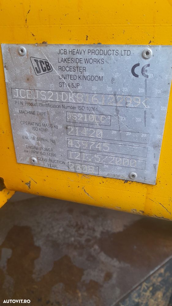 JCB JS210 - 10
