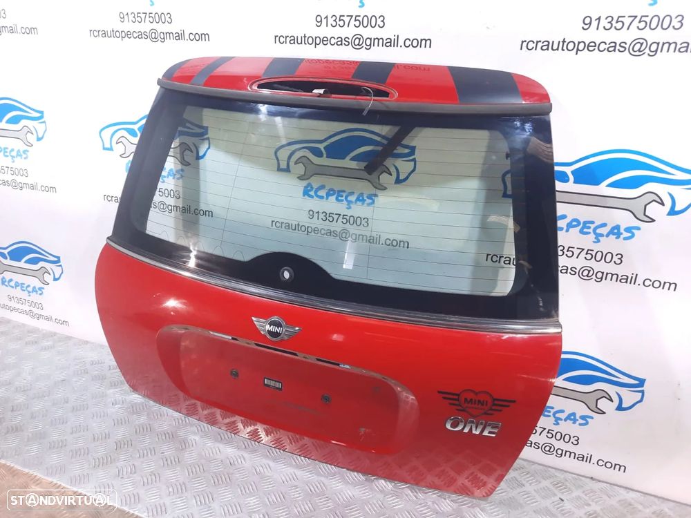 PORTA TAMPA MALA MINI COOPER R50 R53 41627139735 7139735 FECHO PUXADOR VIDRO - 3