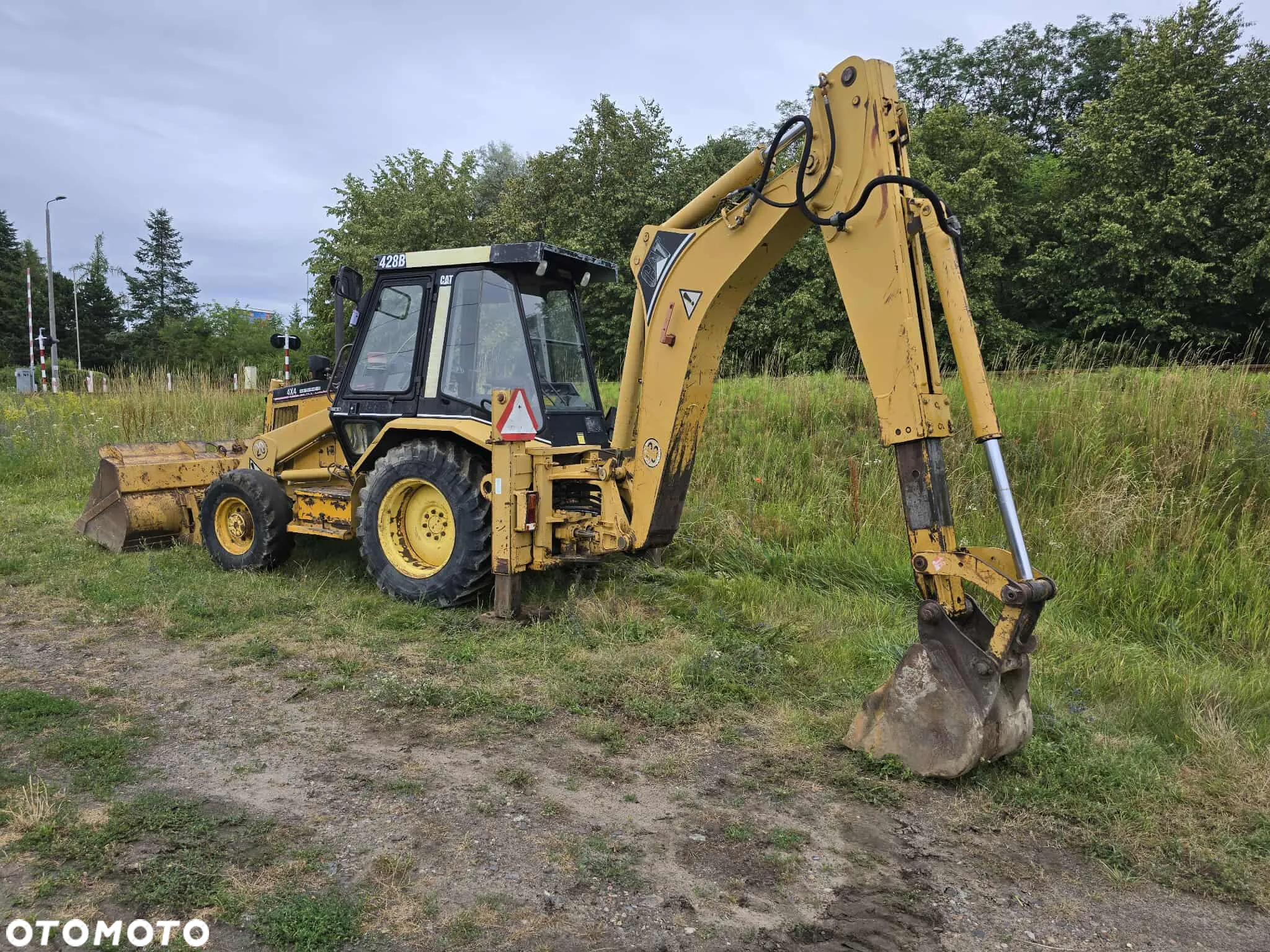 Caterpillar 428B 4x4 95KM SALON PL KROKODYL TELESKOP - 9