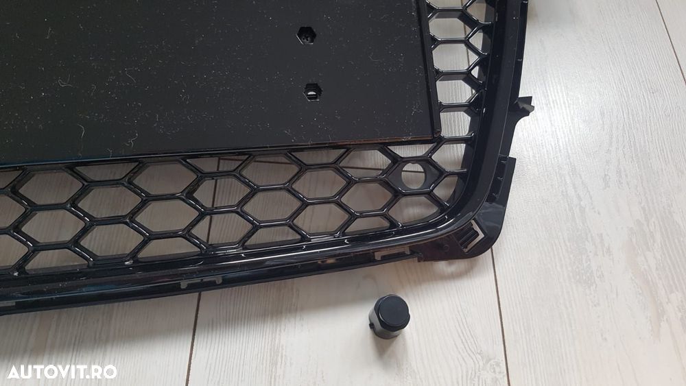 Grila-Fagure-RS4-Look-Audi-A4-B8-2008-2012-Neagra-Lucios-Premium-Noua - 5