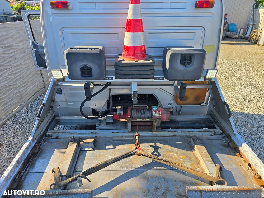 Mercedes-Benz ATEGO 1023 PLATOU HIDRAULIC INOX 6M  + FURCA SI 6 LOCURI - 6