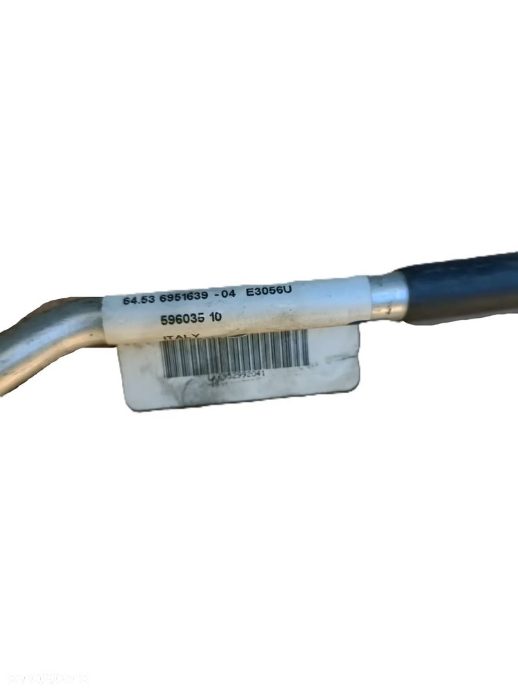 BMW seria 3 E90 05-12 r. 2,0 B PRZEWÓD RURKA WĘŻYK KLIMATYZACJI 5960510 EU + - 6