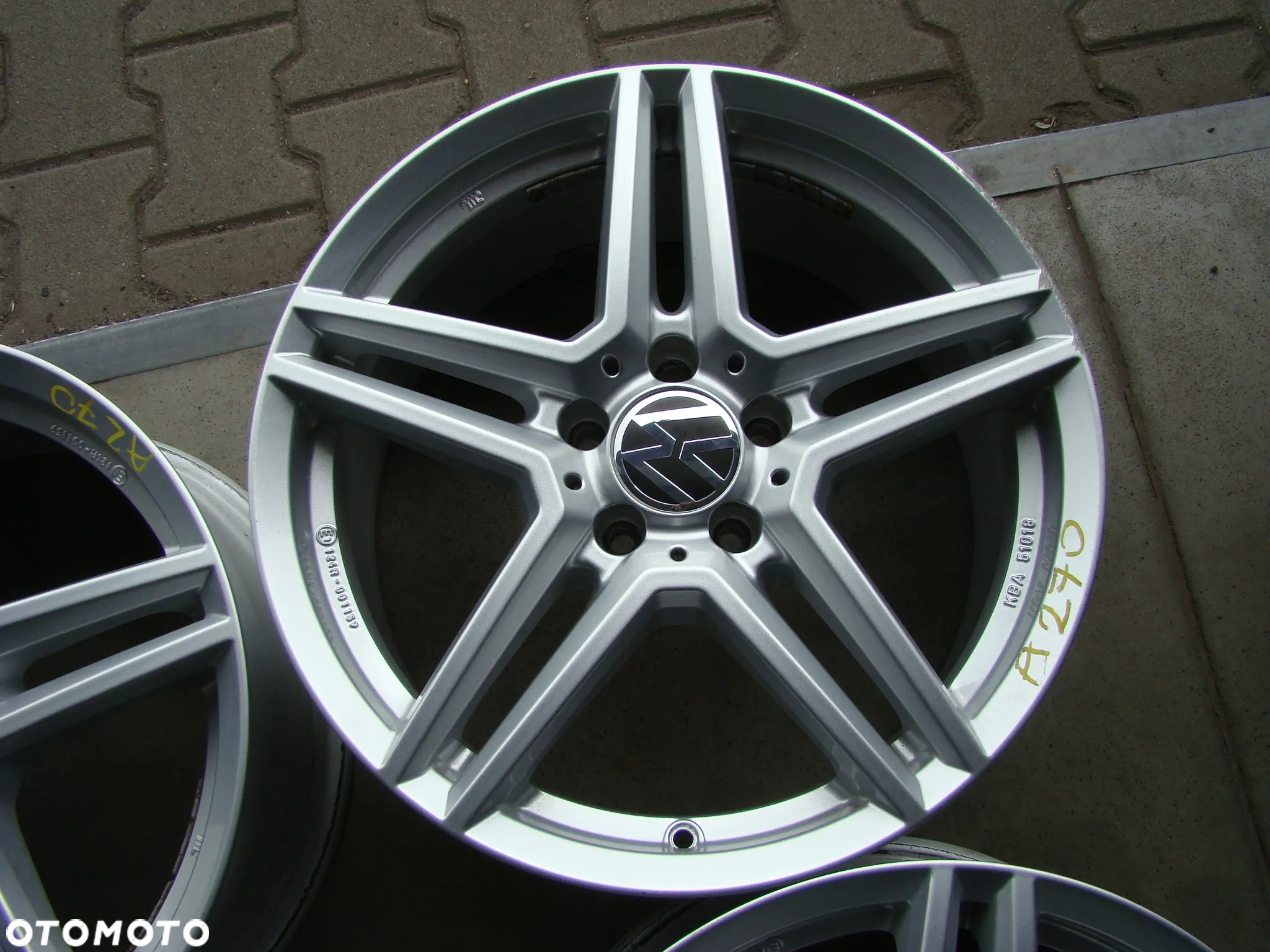 a270 5x112 VW Arteon Tiguan T-Roc Caddy Jetta Touran Passat B7 B8 Alltrack 8jx18 - 3