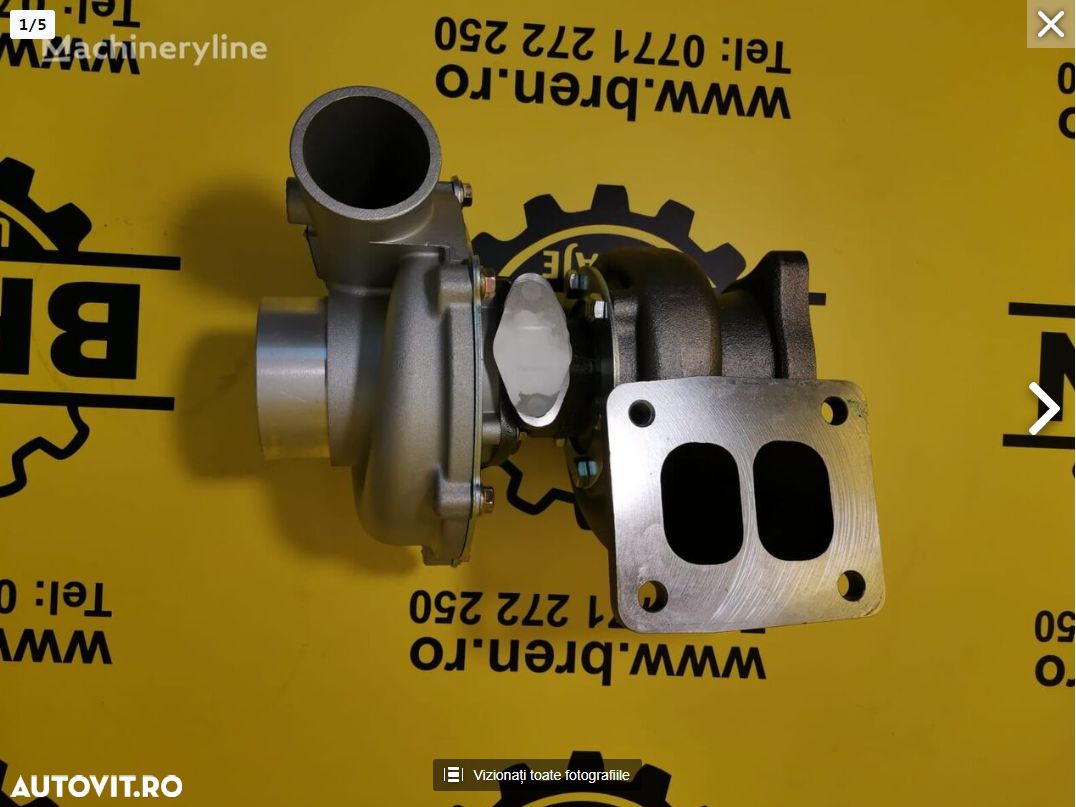 Turbocompresor motor ISUZU (1-14400332-0) pentru excavator HITACHI nou - 1