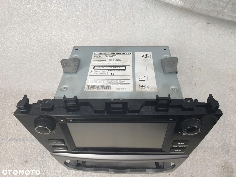 Radio nawigacja Impreza IV GP 86201FJ410 - 6