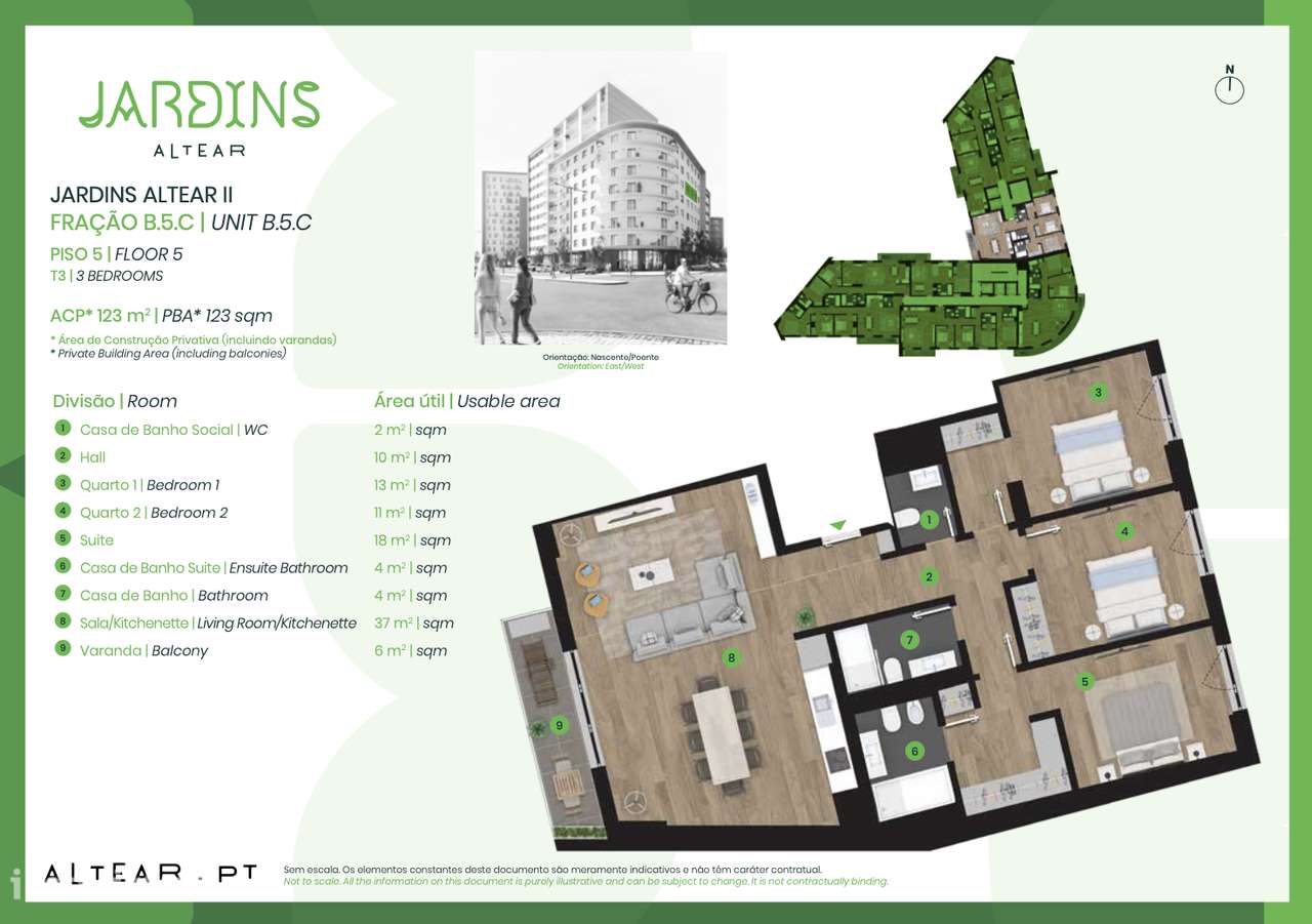 Apartamento T3- JARDINS 2 ALTEAR - Grande imagem: 2/32