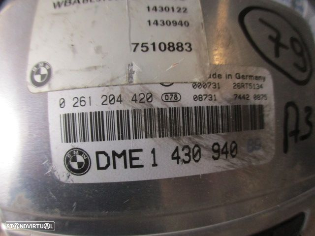 Centralina 0261204420 DME1430940 BMW E46 COUPE 2000 318CI 118CV 2P CINZENTO ORIGINAL - 4