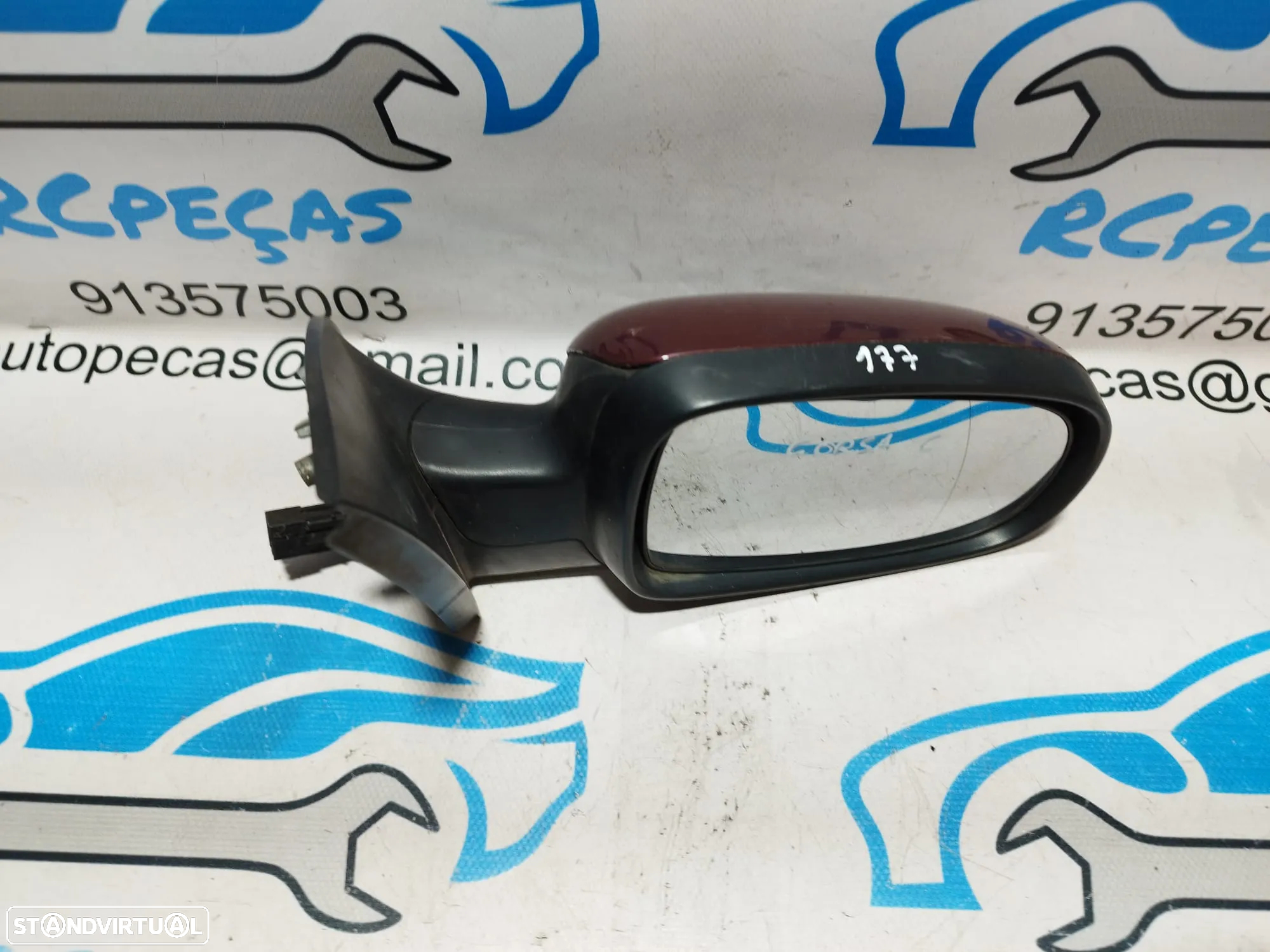 ESPELHO RETROVISOR DIREITO OPEL CORSA C 24420996 COMBO C ELETRICO AQUECIDO ESPELHOS RETROVISORES - 6
