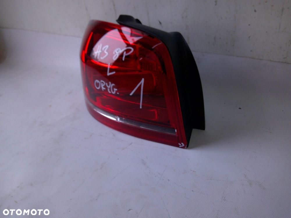 audi a3 8p3 lift 08r- 3d lampa tył lewa nowa oryginał tylna - 8