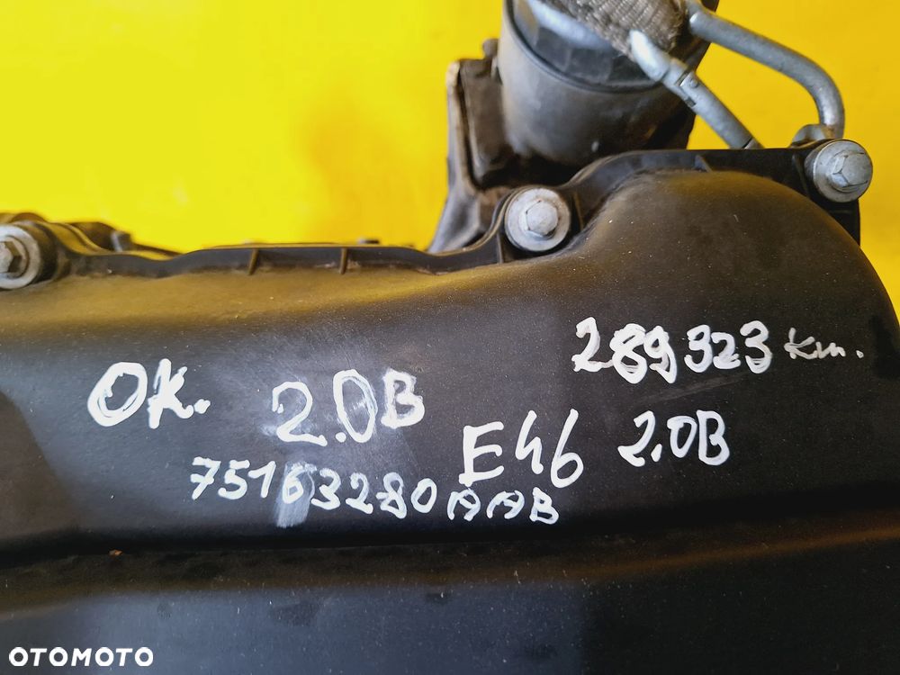 SILNIK BMW E46 2.0 BENZYNA KOD SILNIKA: 75163280AAB NR89 - 2