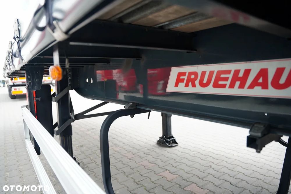 Fruehauf / FIRANKA / STANDARD / WINDA 2 000 kg / MOCNA PODŁOGA SZYNA DESKA / OSIE SAF - 22
