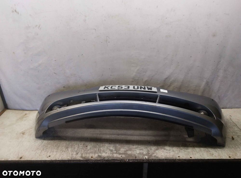 ^ ZDERZAK PRZÓD PRZEDNI BMW E60 E61 SERIA 5 SILBERGRAU SZARY GRAFITOWY SPRYSKIWACZE LAMP XENON PDC CZUJNIKI HALOGENY - 1