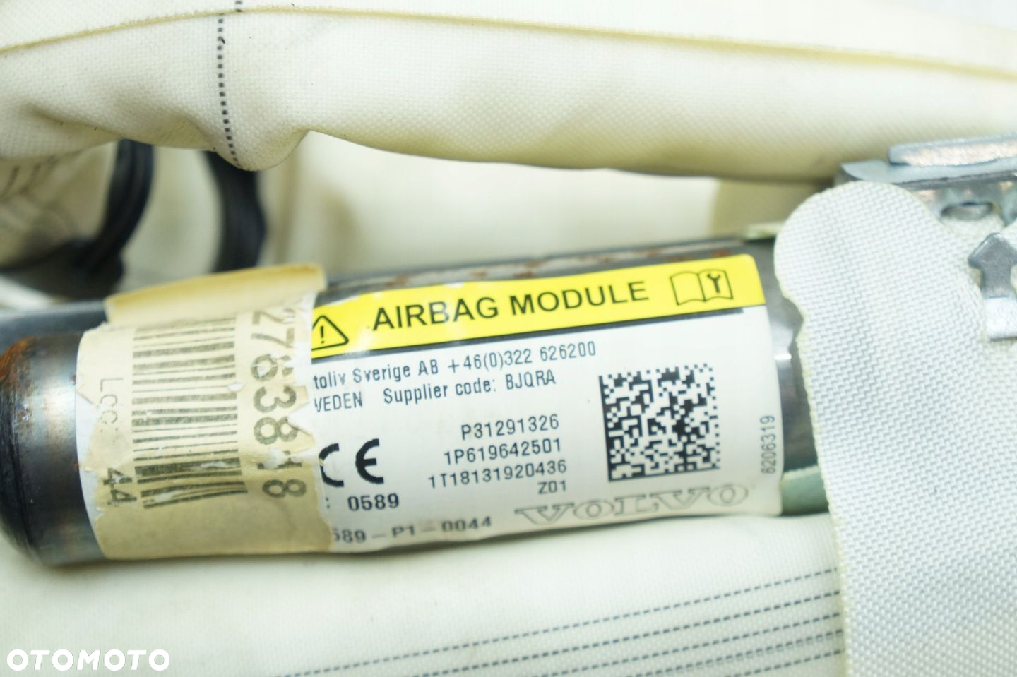 VOLVO V40 II KURTYNA POWIETRZNA AIRBAG LEWA 31291326 - 2