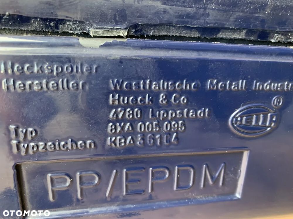 Spoiler lotka klapy bagażnika OM Opel Kadett E 8XA005095 - 7