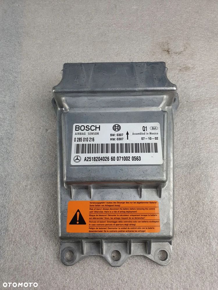 MODUŁ PODUSZEK AIRBAG W251 R-KLASA A2518204026 - 4