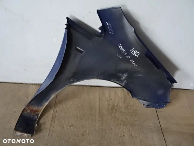 BŁOTNIK LEWY PRZÓD PRZEDNI OPEL CORSA D 3D HB 06-11 LAK:Z202Z NR480 - 10