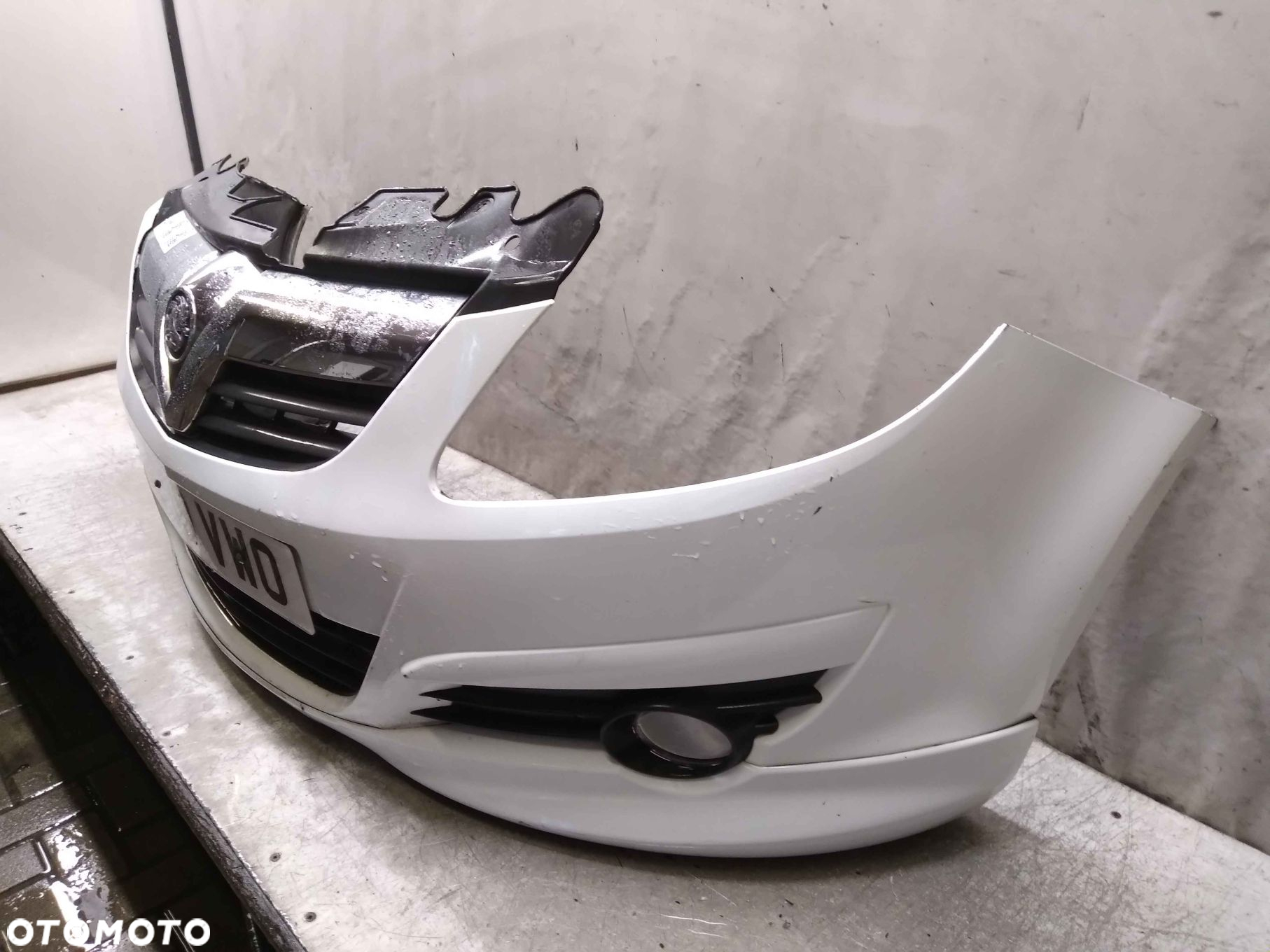 $ ZDERZAK PRZÓD PRZEDNI DO OPEL CORSA D Y474 Z40R BIAŁY DOKŁADKA TUNING !!! - 3