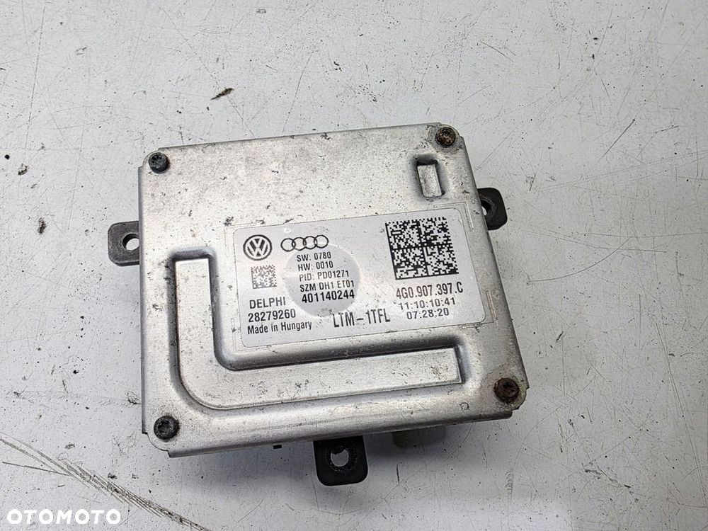 PRZETWORNICA MODUŁ REFLEKTORA AUDI A3 8V A4 A5 A6 C7 A7 A8 4G0907397C - 1