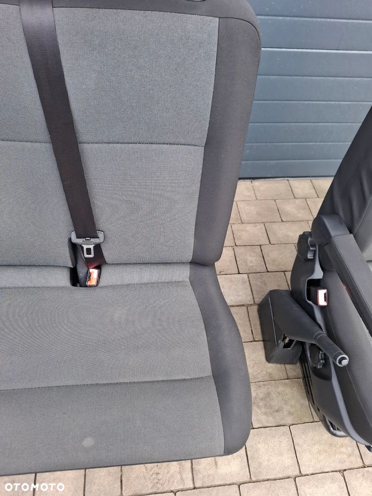 VW T5 T5 LIFT T6 FOTELE PRZEDNIE KANAPA 2 OSOBOWA - 9