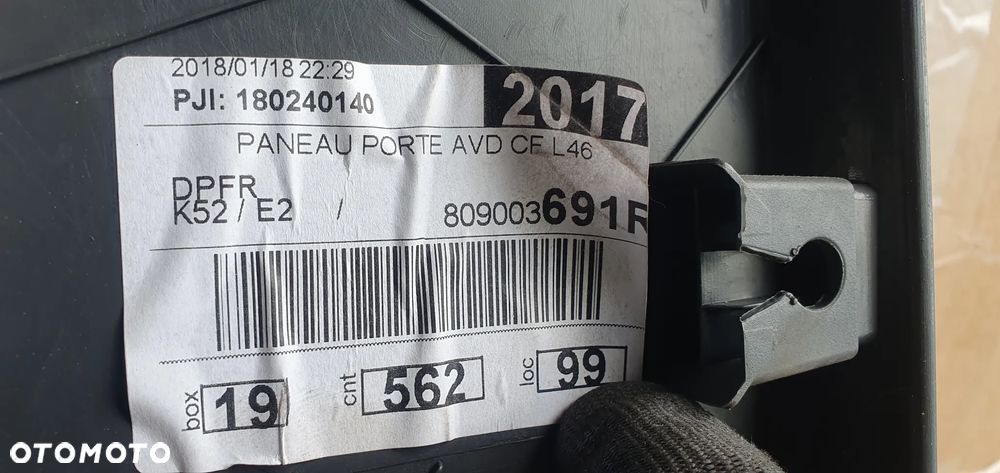 Tapicerka boczek drzwi prawy przód przedni Dacia Logan II - 7