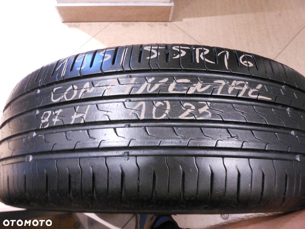 Opona pojedyńcza 195/55r16 continental eco contact 6 6mm lato - 1