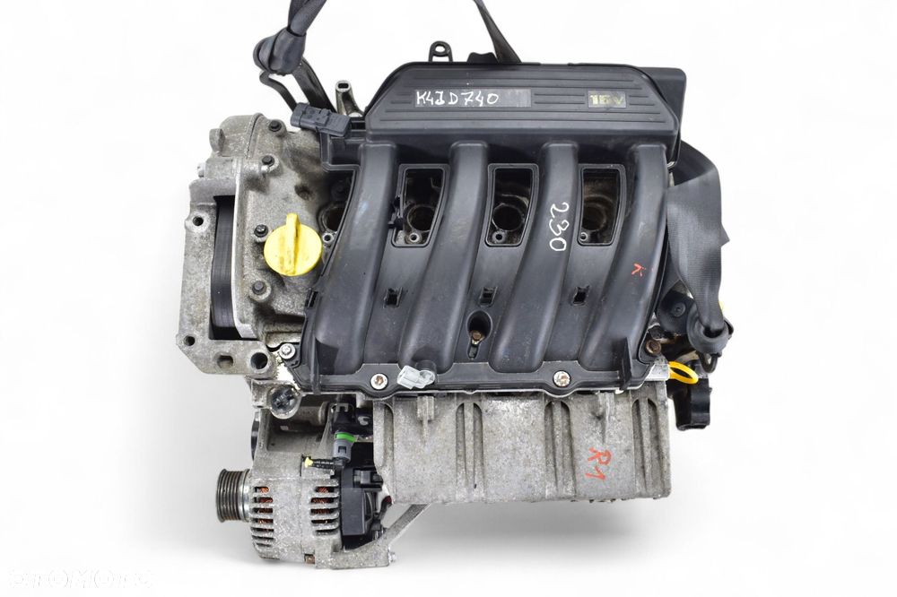 Silnik RENAULT SCENIC II MEGANE II 1.4 16V 98KM K4JD740 K4J740  KOMPRESJA - 1