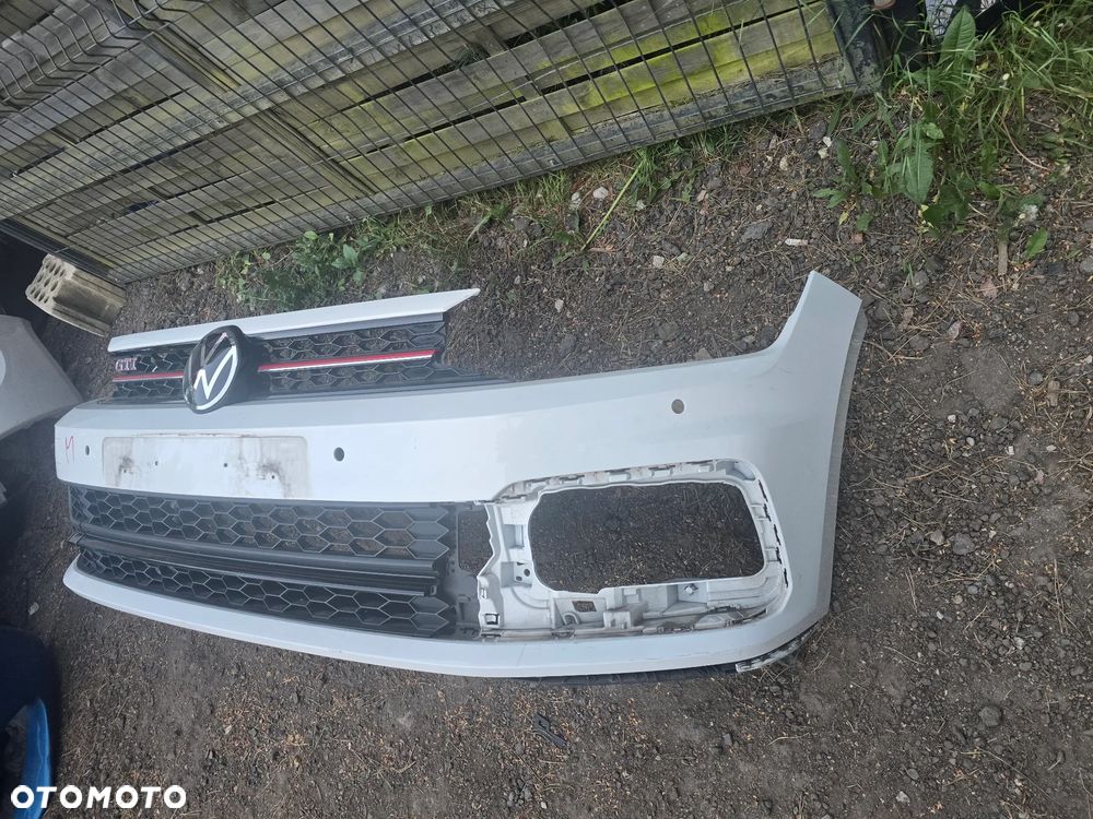Volkswagen Polo 2g gti zderzak przód grill ładny oryginał - 3