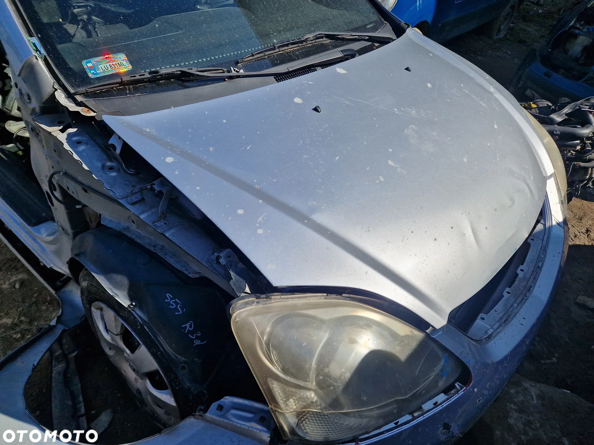 honda civic vii nh623m maska zderzak lampa grill błotnik drzwi zbiornik paliwa szyba lusterko - 4