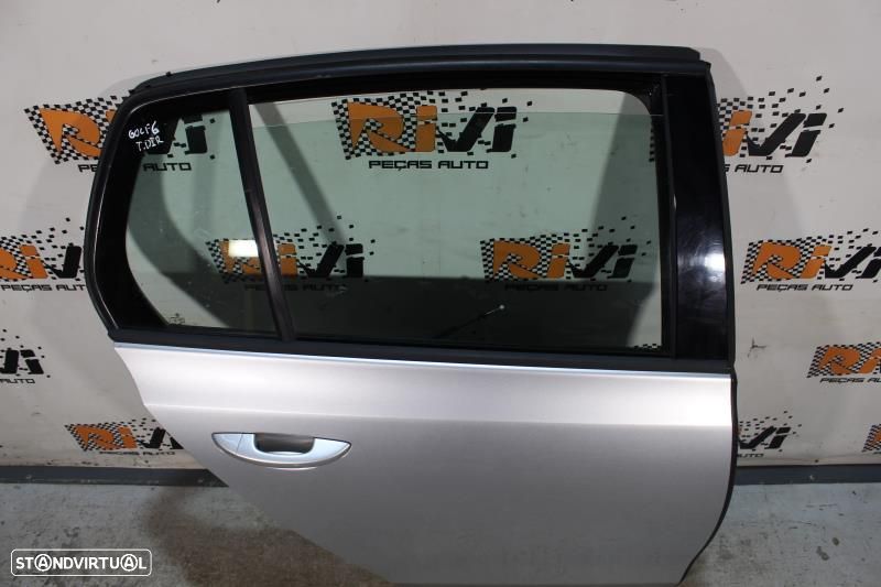 Porta Trás Direita Volkswagen Golf Vi (5K1)  Porta Traseira Direita Vw - 4
