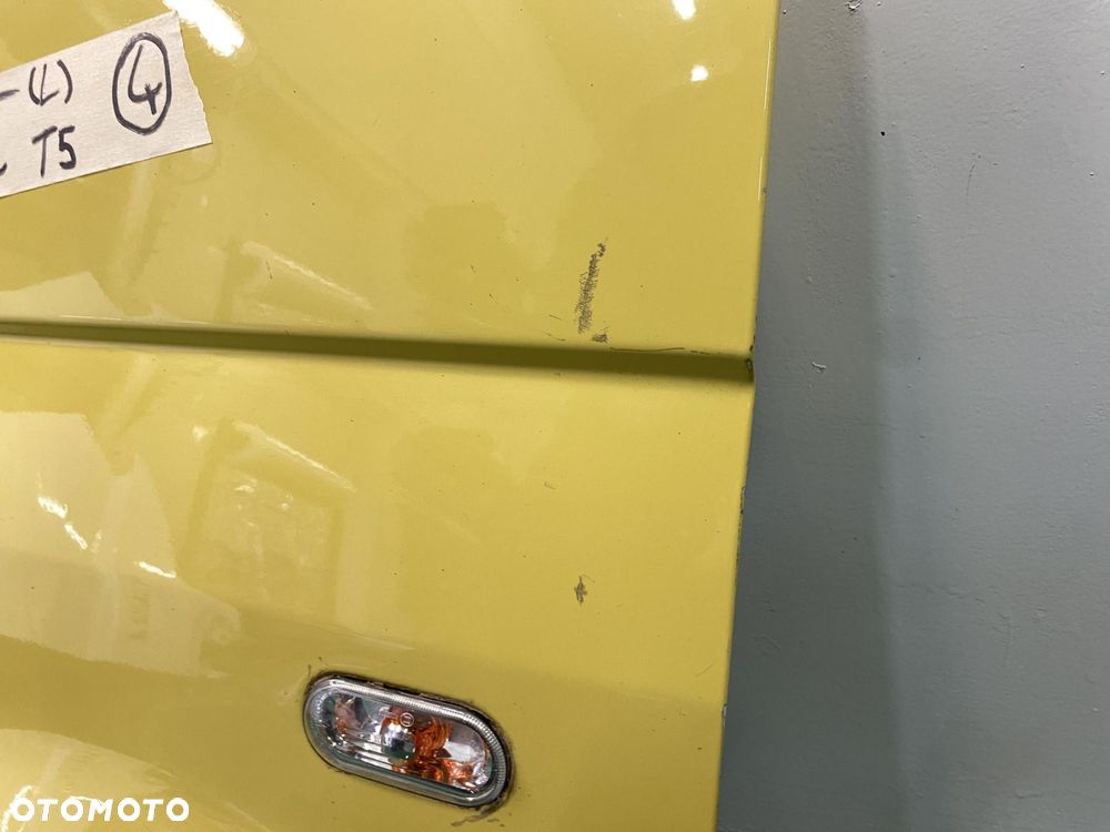 VW T5 lift TRANSPORTER MULTIVAN 03- Błotnik przedni lewy żółty ORYGINALNY - 4