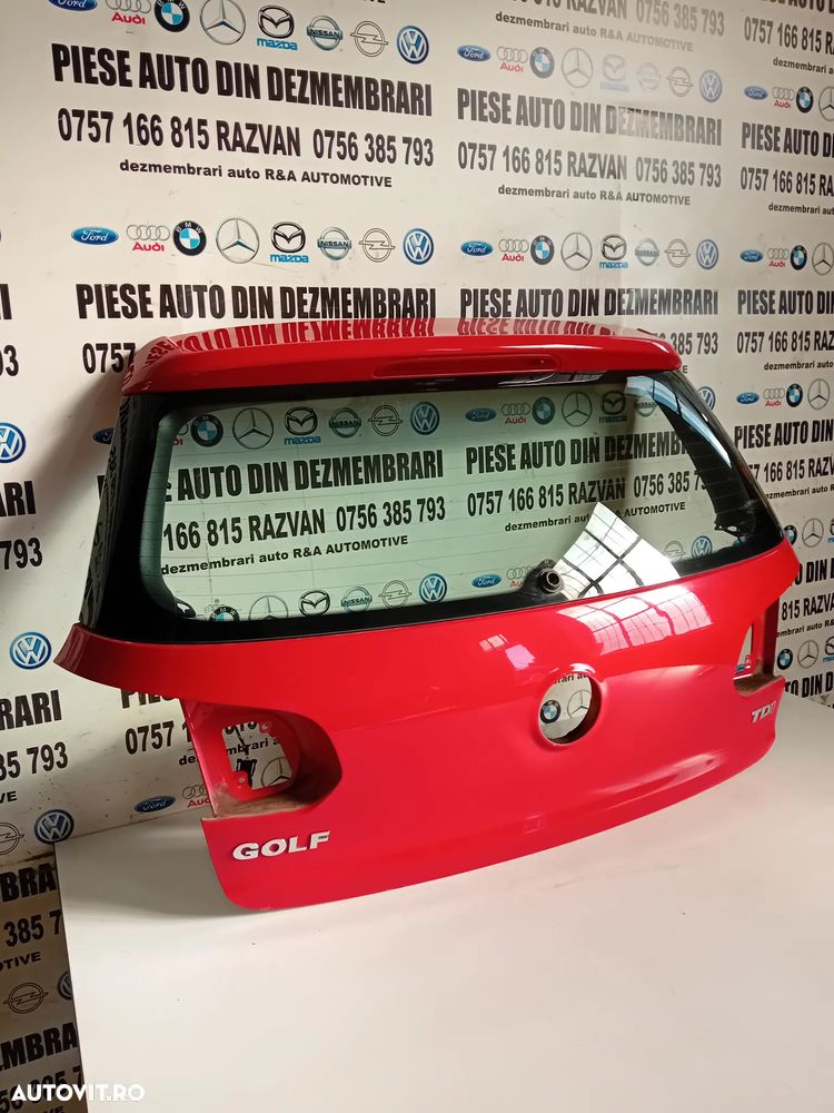 Haion Cu Luneta Vw Golf 6 VI Hatchback An 2008-2013 Intact - 2