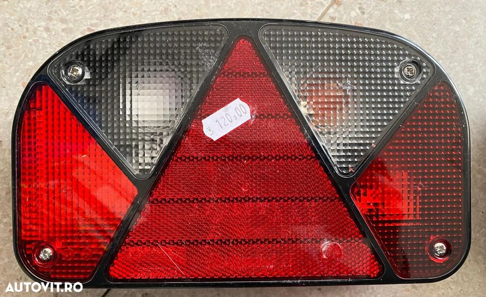 Lampa/stop  cu bec spate Remorca - 7