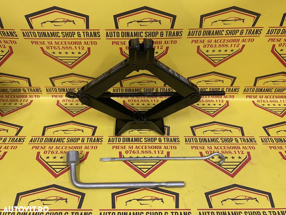 Cric auto original Nissan Almera cu cheie roata coarba 99550- BU001 - 1