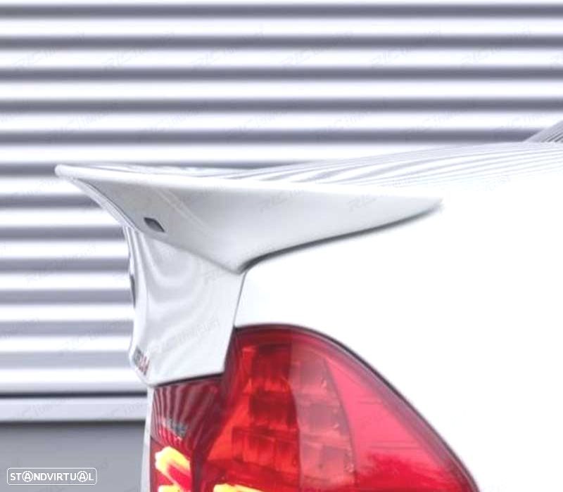 AILERON LIP SPOILER TRASEIRO BMW E90 05-12 LOOK M PRETO BRILHO - 3