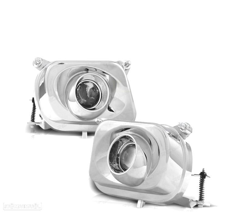 FARÓIS NEVOEIRO PARA MERCEDES W210 95-05.99 CROMADO - 1
