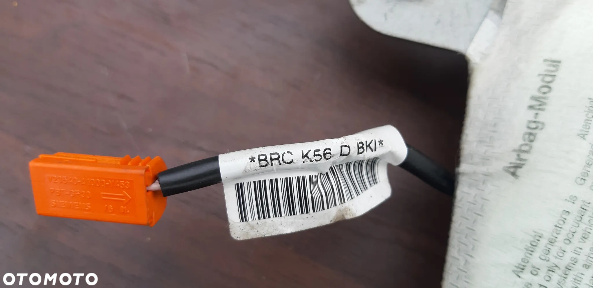 Poduszka AIRBAG drzwi prawy przód BMW E39 34826833202H - 5