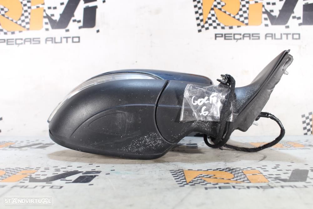 Espelho Retrovisor Direito Volkswagen Golf Vi (5K1)  Retrovisor Passag - 5