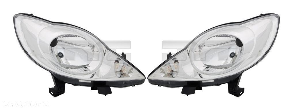 Peugeot 107 Reflektor Przedni Lampa Przednia NOWY - 1