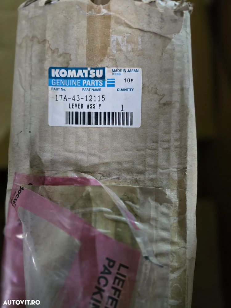 Maneta / Joystick Komatsu ORIGINALA - Cod 17A-43-12115 - NOUA (Genuine) - 1