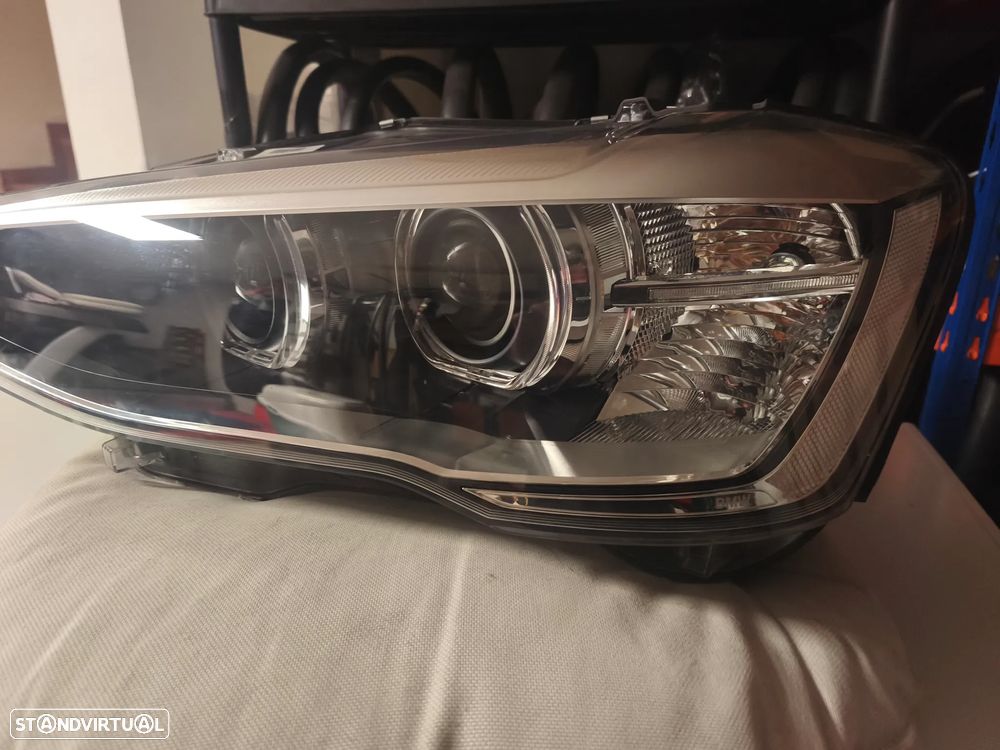 Farol esquerdo bi-xenon direcional X3 F25 LCI X4 F26 - 2