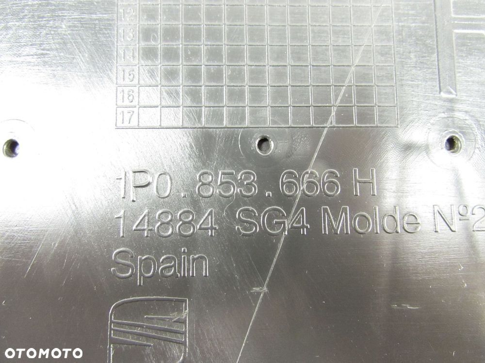 SEAT LEON II CUPRA FR LIFT 09-12 KRATKA ZDERZAKA PRZOD PRAWA 1P0853666H - 7