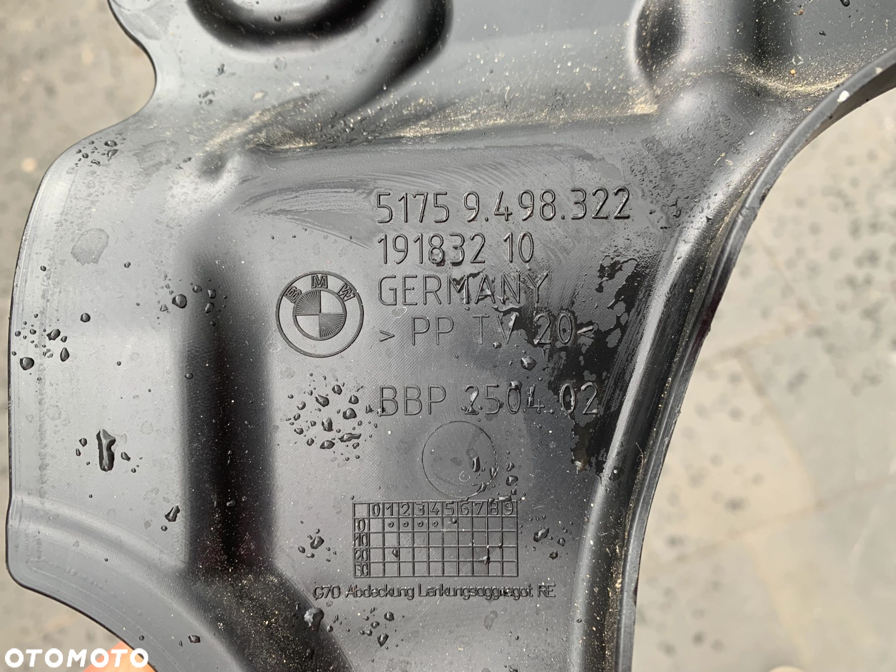 NADKOLE LEWE PRAWE PRZÓD BMW 5 G60 G61 9850640 9850639 9621235 9621236 - 14