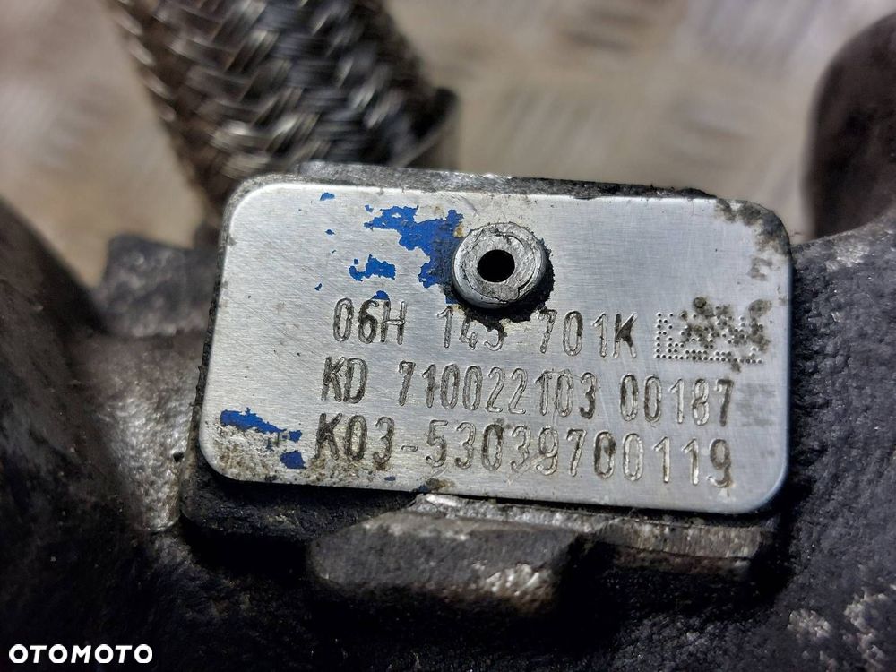 TURBOSPRĘŻARKA TURBINA AUDI A4 B8 06H145701K 06F906283F 06F145710G - 8
