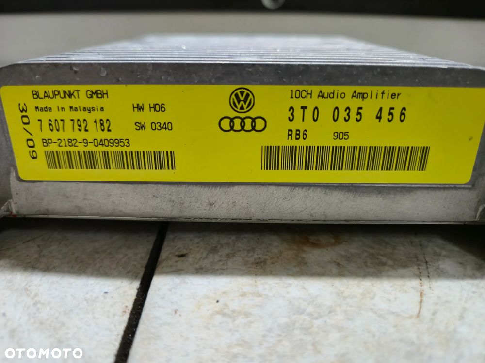SKODA  SUPERB 2 II WZMACNIACZ AUDIO - 2